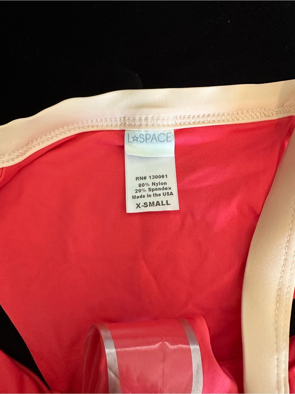 NWOT L*Space bikini set geranium extra small - Picture 3 of 5